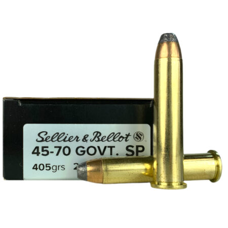 an image of the product Sellier & Bellot .45-70 Government 405 Gr. Soft Point- Box of 20